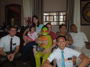 Elder Burbidge and freinds.