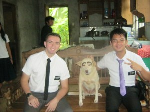 Me, eyebrow dog, and an Elder from my Zone!